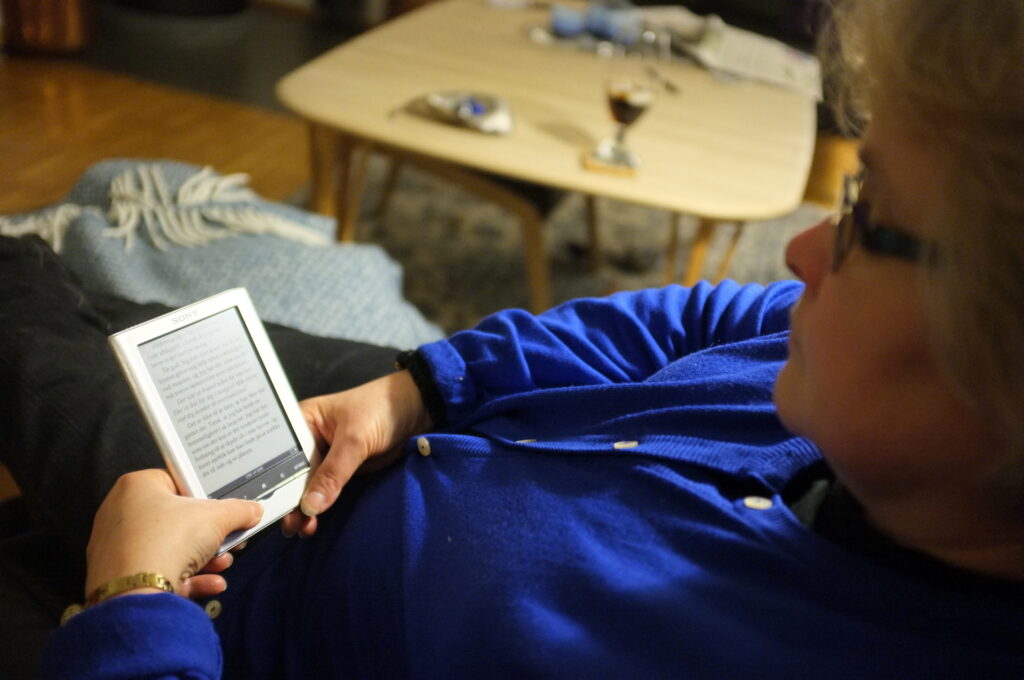 ePub format is used by e-book readers
