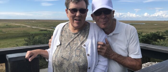 Irene Stender og Mogens Stender på Læsø juli 2019. Foto: Per Palmkvist Knudsen